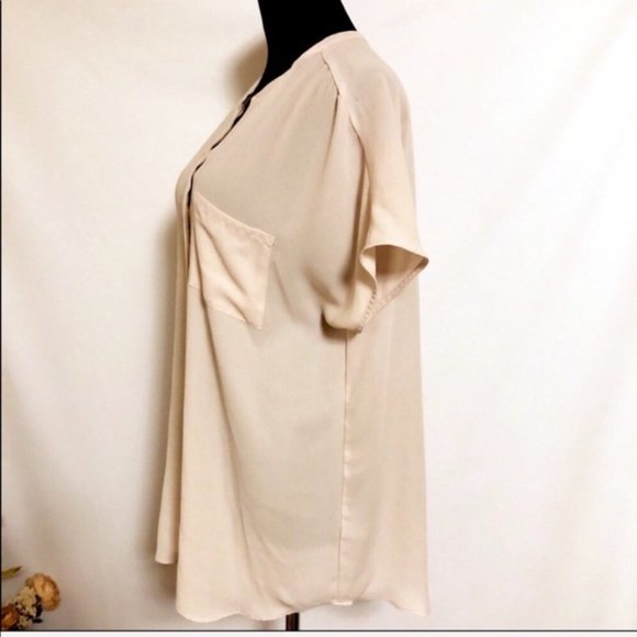 Violet & Claire V-Neck Pullover Tunic Blouse - Picture 3 of 5